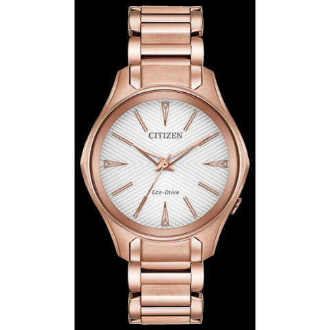 Citizen Women's EM0593-56A Modena Rose Gold-Tone Stainless Steel Watch