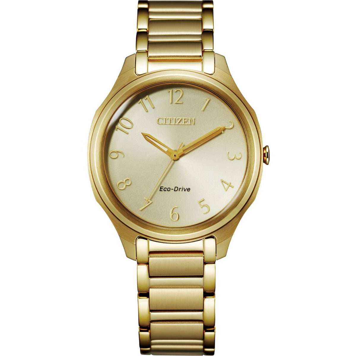 Citizen Women's EM0752-54P Eco-drive Gold-Tone Stainless Steel Watch