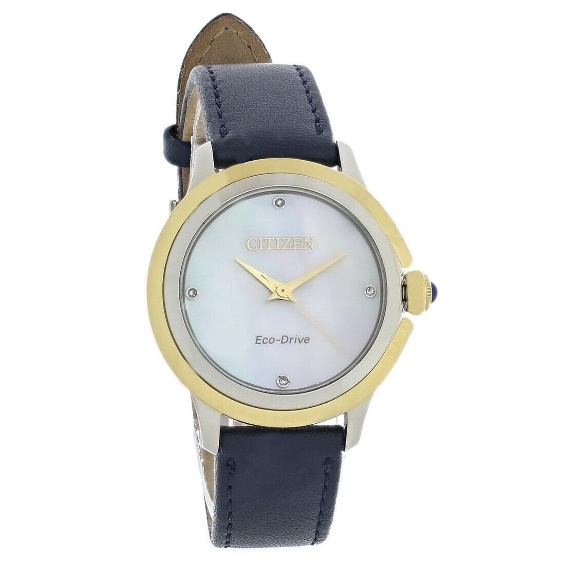 Citizen Women's EM0794-03Y Ceci Blue Leather Watch