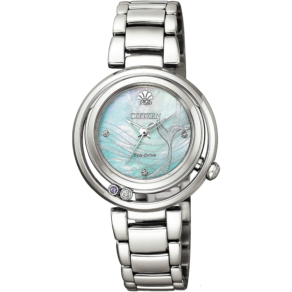 Citizen Women's EM0820-56N Diamond Stainless Steel  Watch