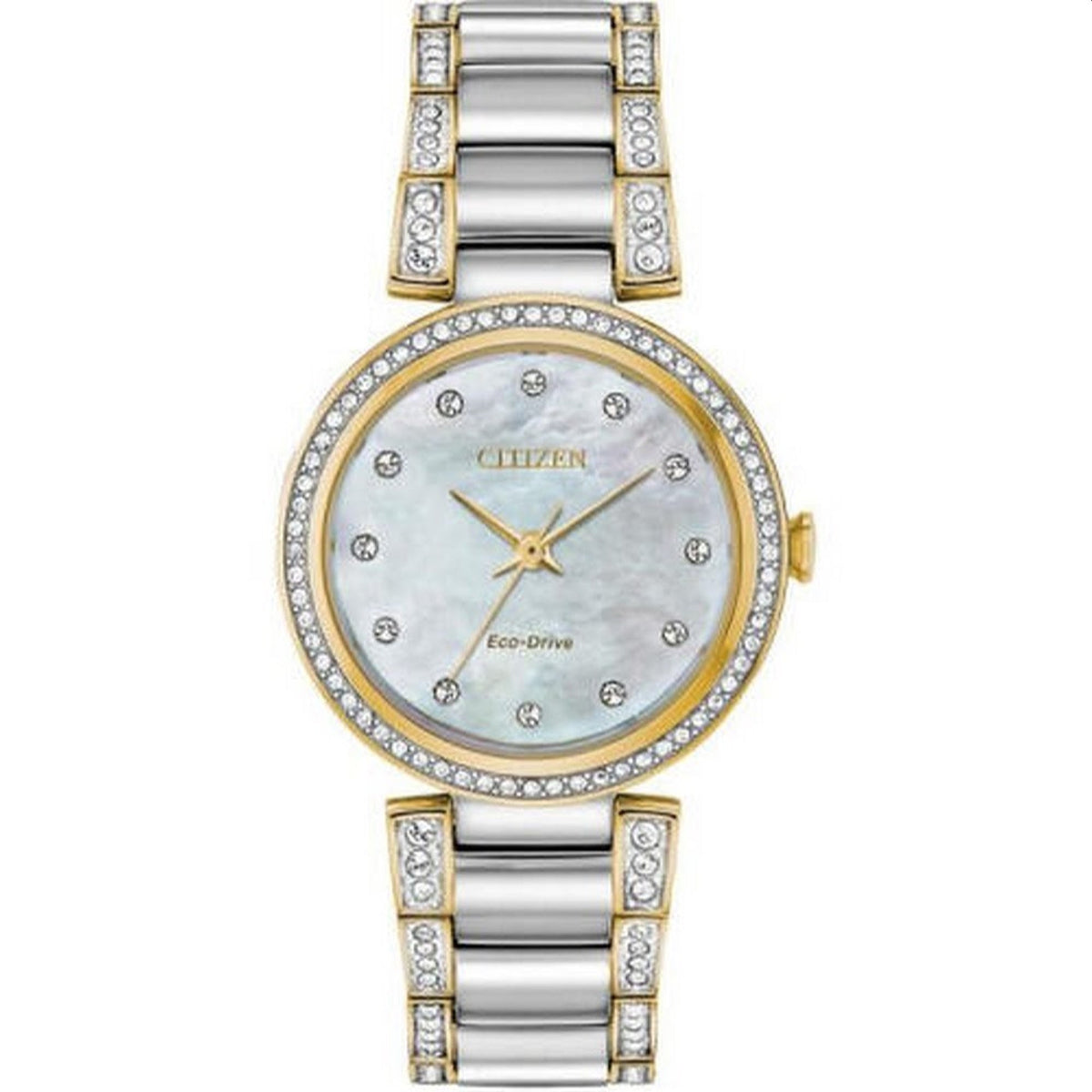 Citizen Women's EM0844-58D Silhouette Crystal Two-Tone Stainless Steel Watch
