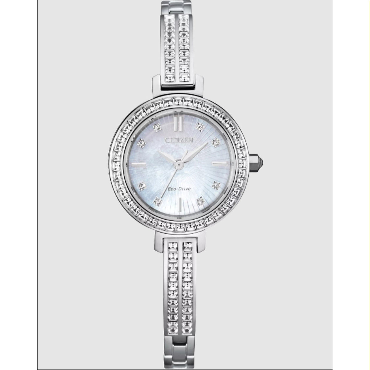 Citizen Women&#39;s EM0860-51D Crystal Stainless Steel Watch