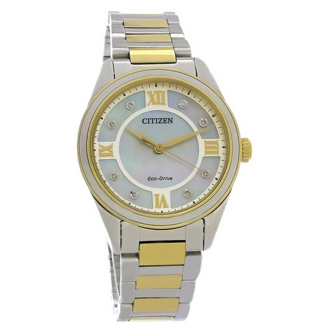 Citizen Women&#39;s EM0874-57D Eco-Drive Diamond Two-Tone Stainless Steel Watch
