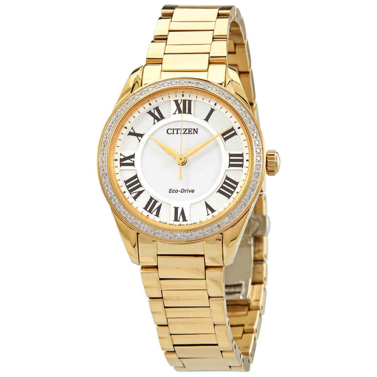 Citizen Women's EM0882-59A Arezzo Gold-Tone Stainless Steel Watch