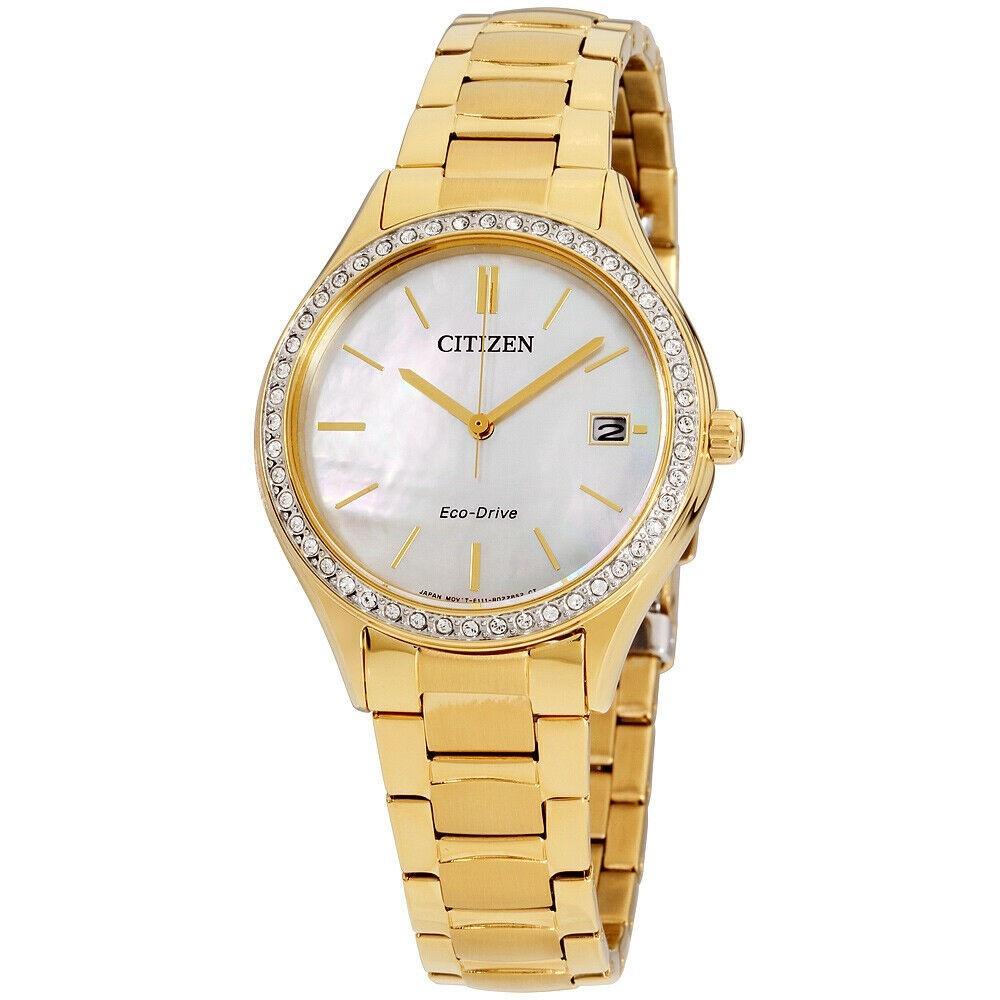 Citizen Women&#39;s EO1182-52D Silhouette Gold-Tone Stainless Steel Watch