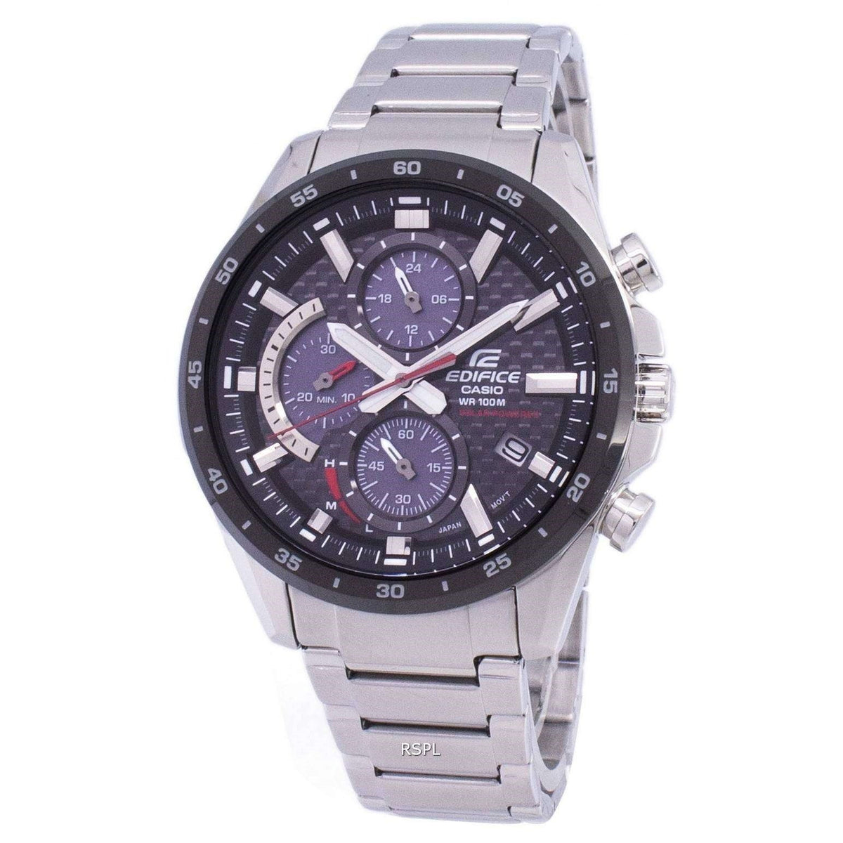 Casio Men's EQS900DB-1AV Edifice Chronograph Stainless Steel Watch
