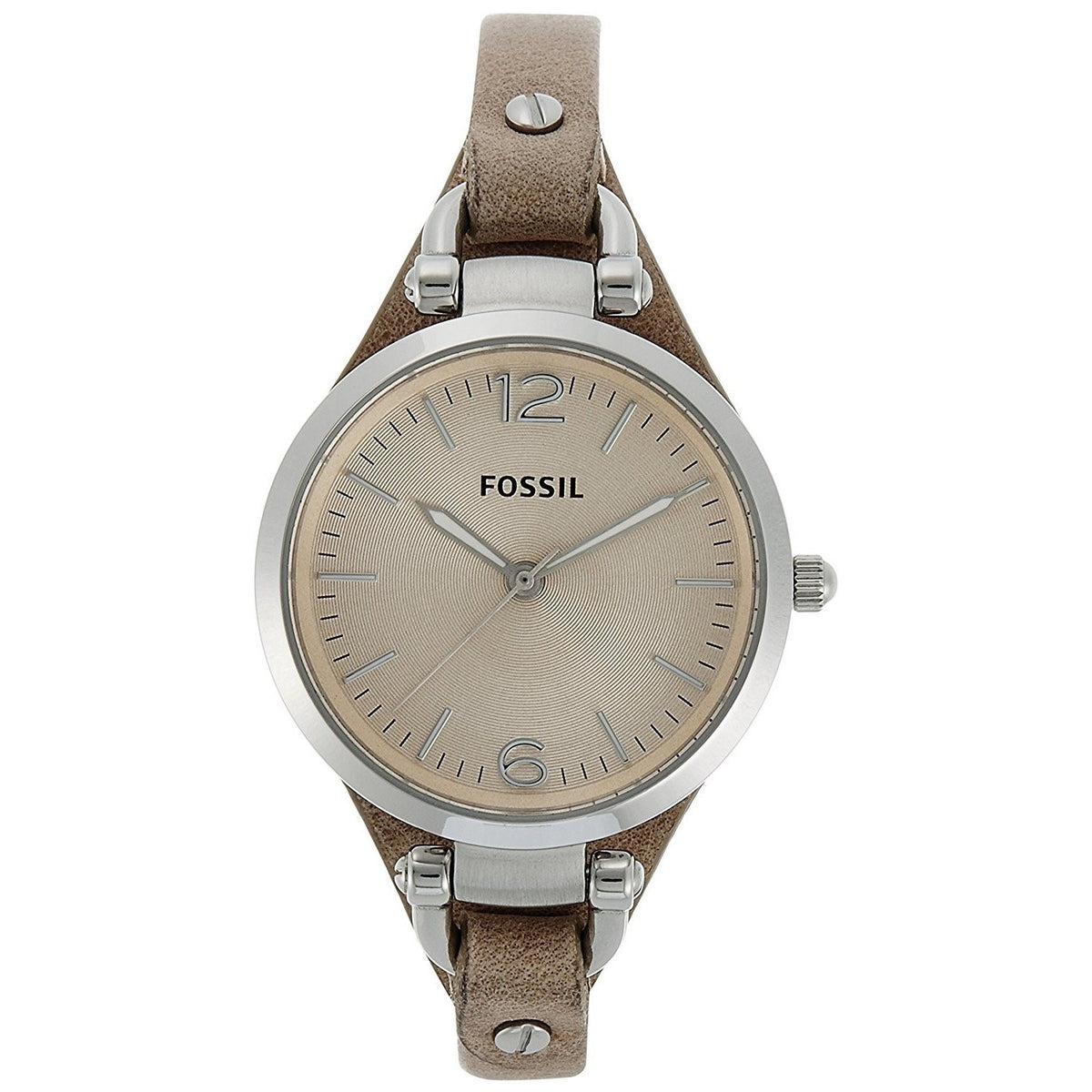 Fossil Women's ES2830 Georgia Beige Leather Watch