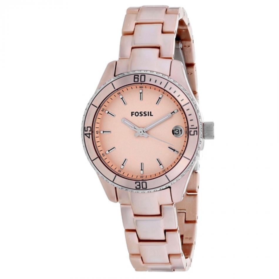 Fossil Women's ES2927 Stella Rose-Tone Stainless Steel Watch