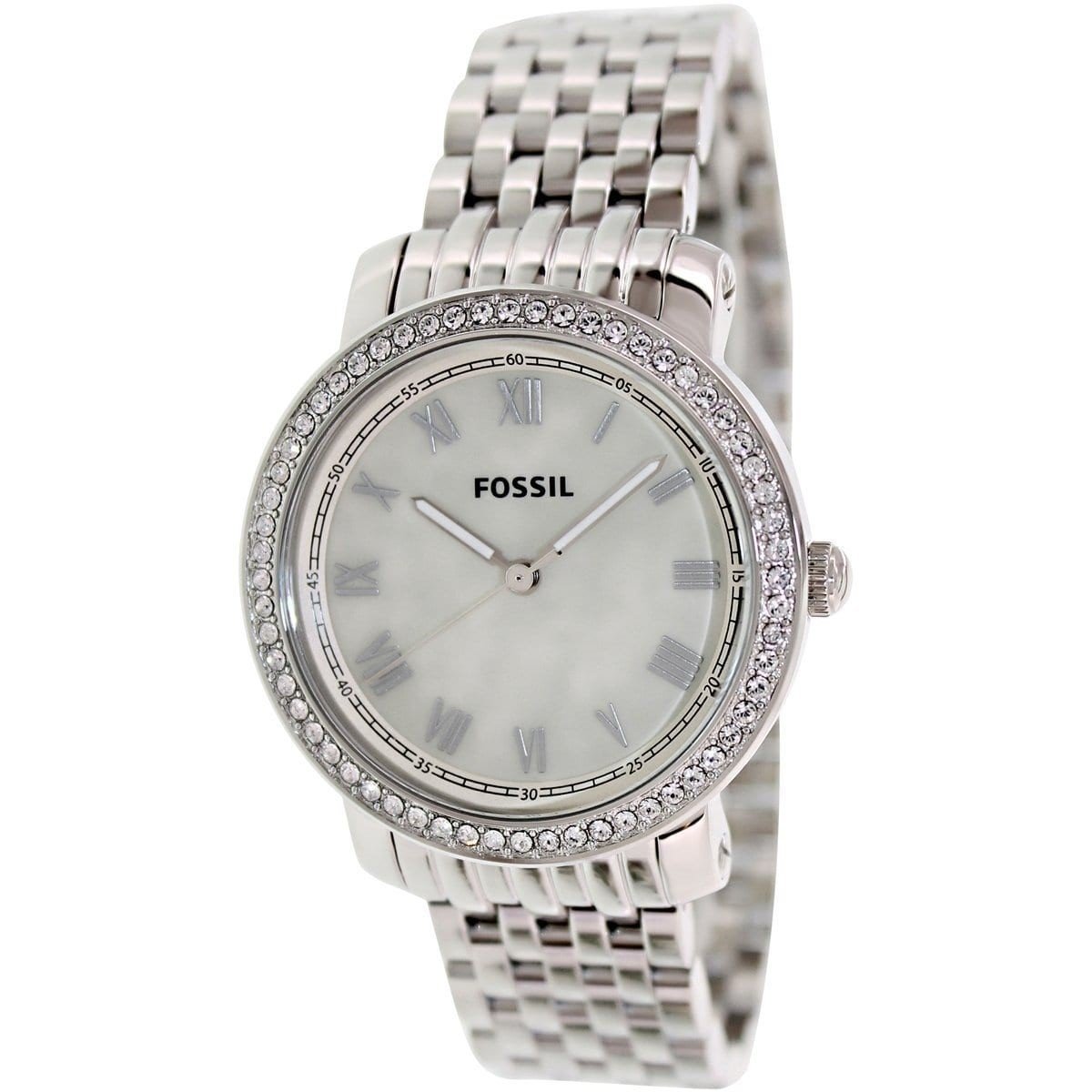 Fossil Women's ES3112 Emma Crystal Stainless Steel Watch