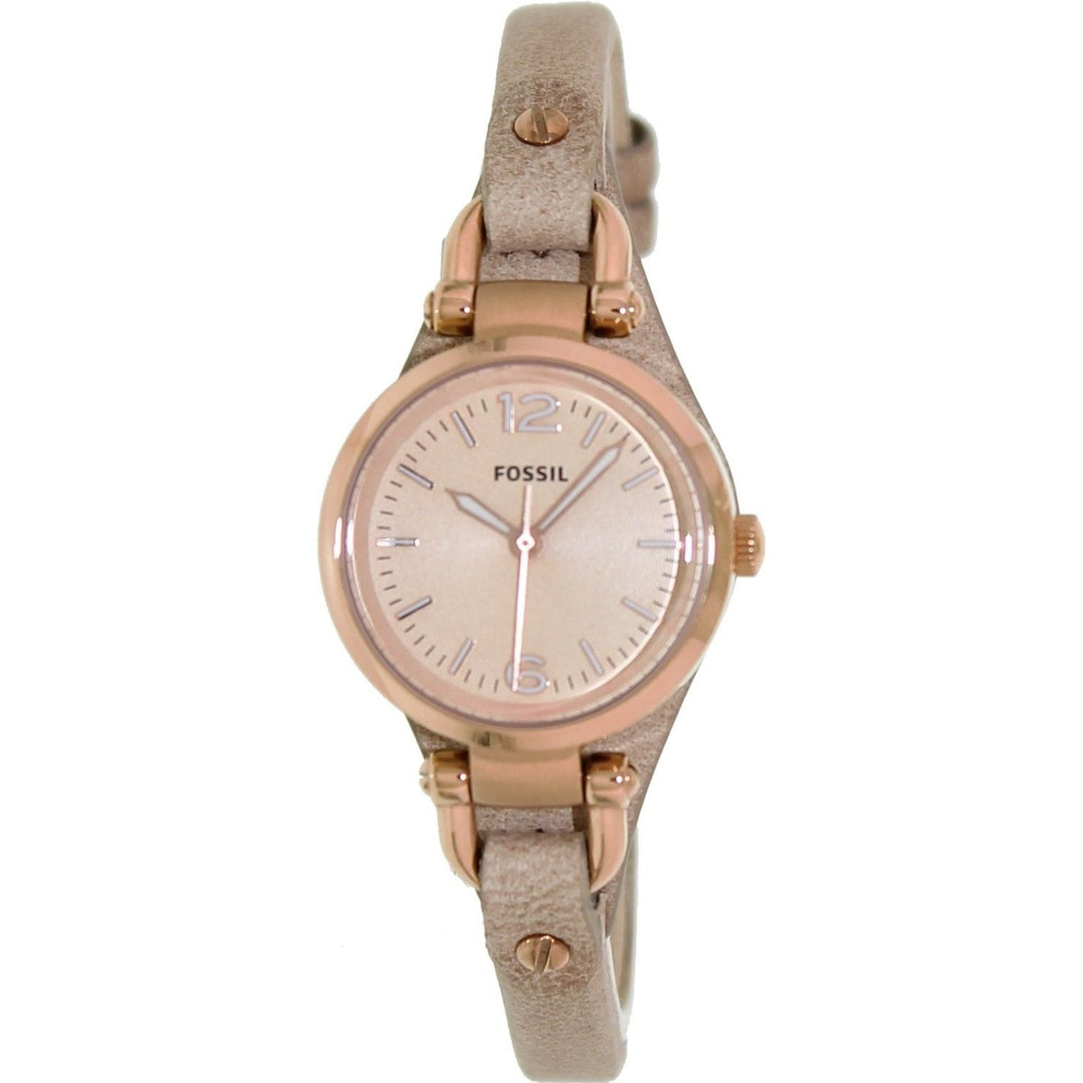 Fossil Women's ES3262 Georgia Mini Beige Leather Watch