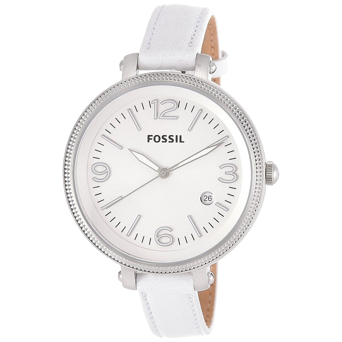 Fossil Women's ES3276 Heather White Leather Watch