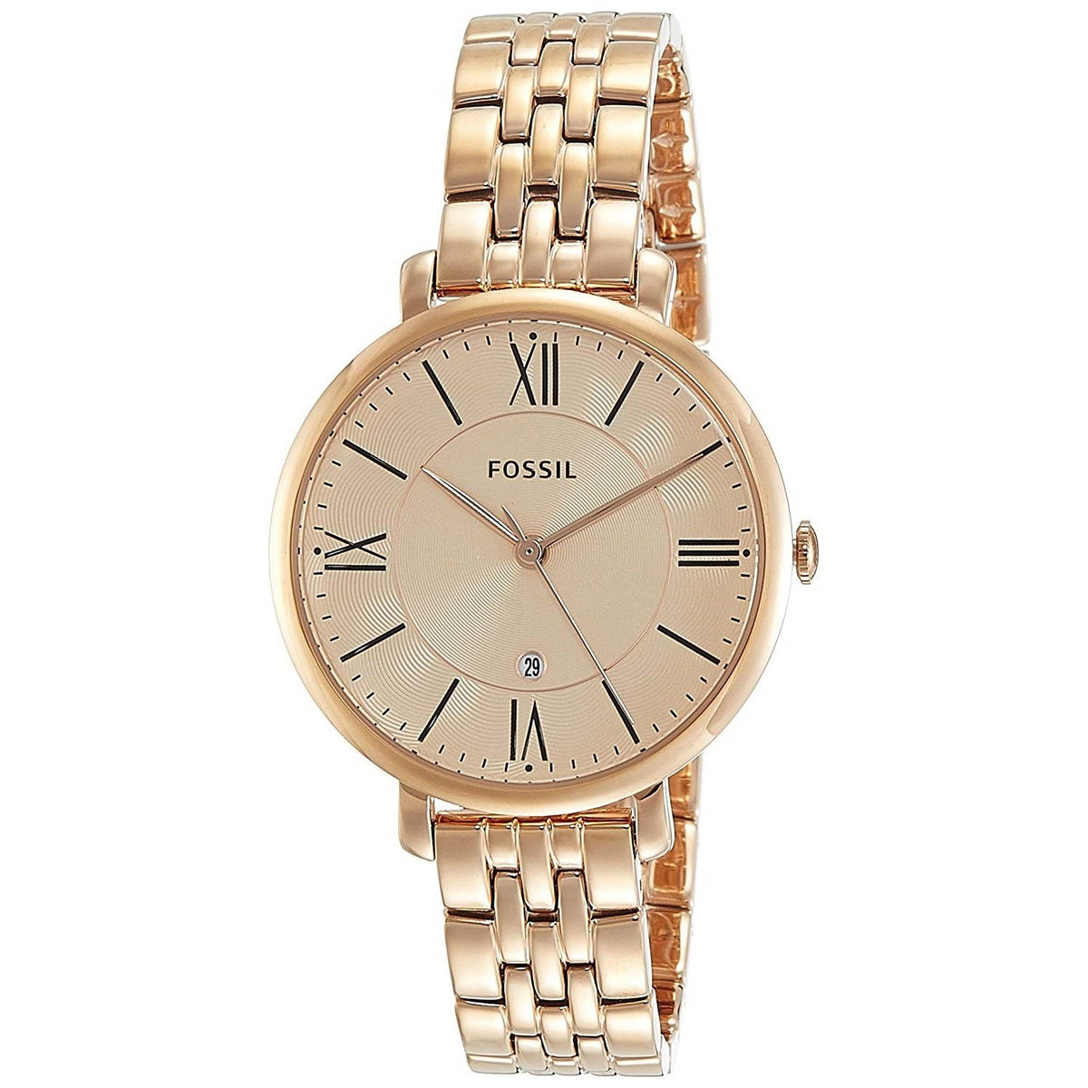 Fossil Women's ES3435 Jacqueline Rose-Tone Stainless Steel Watch