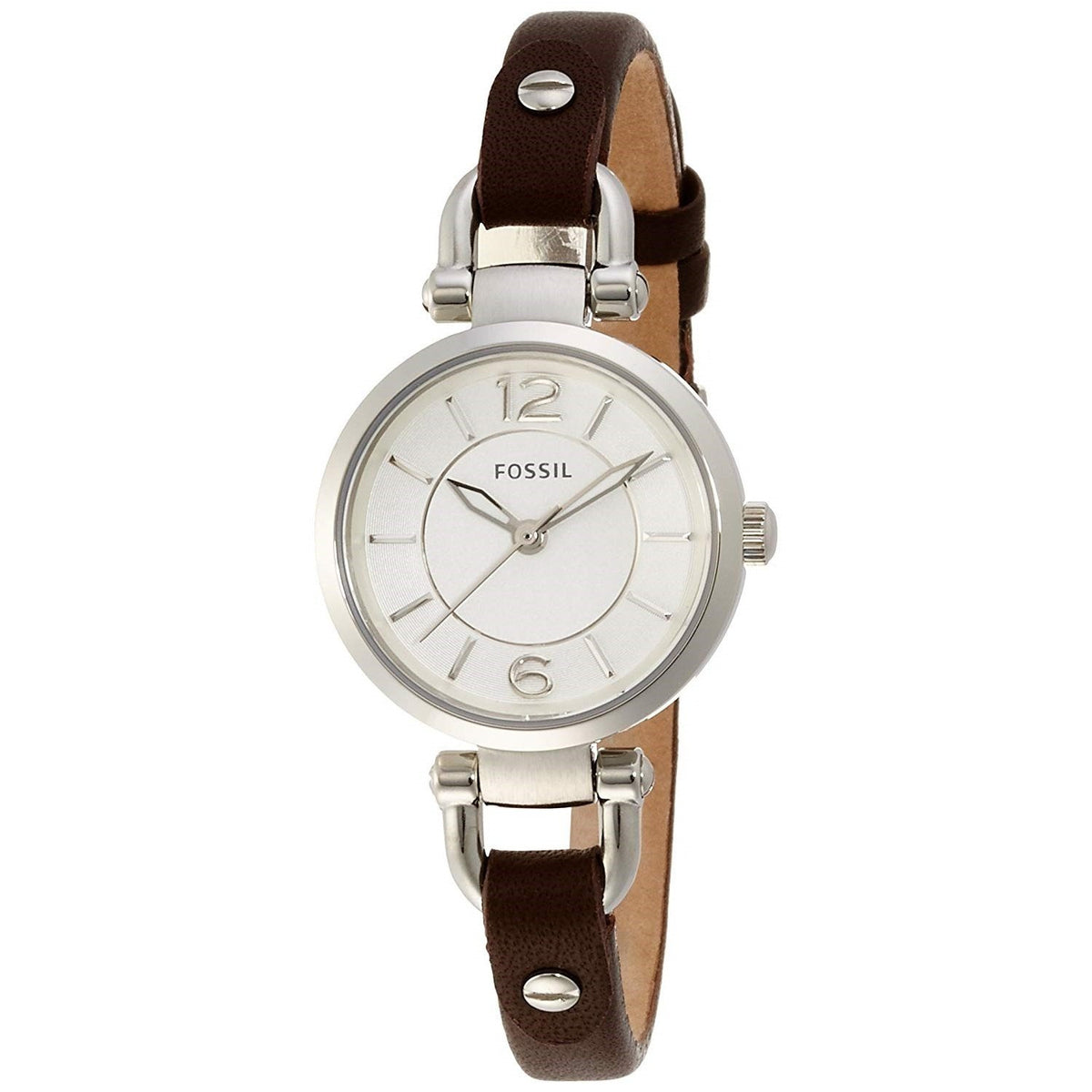 Fossil Women's ES3861 Georgia Brown Leather Watch