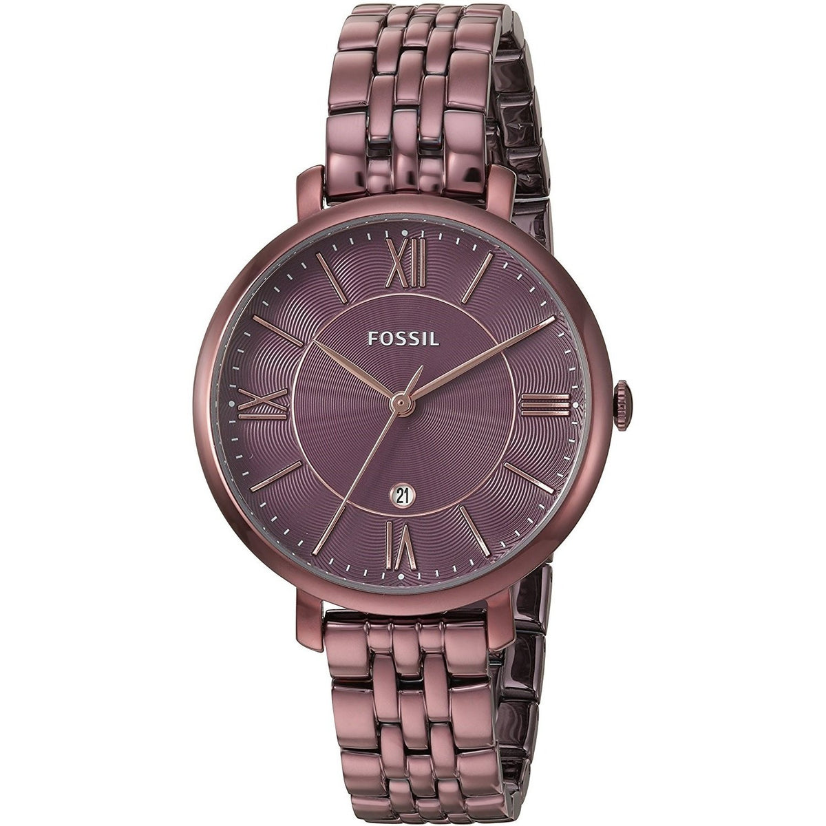 Fossil Women's ES4100 Jacqueline Red Stainless Steel Watch