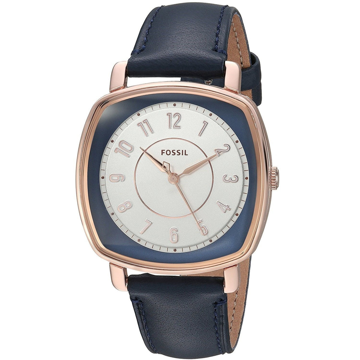 Fossil Women's ES4197 Idealist Blue Leather Watch