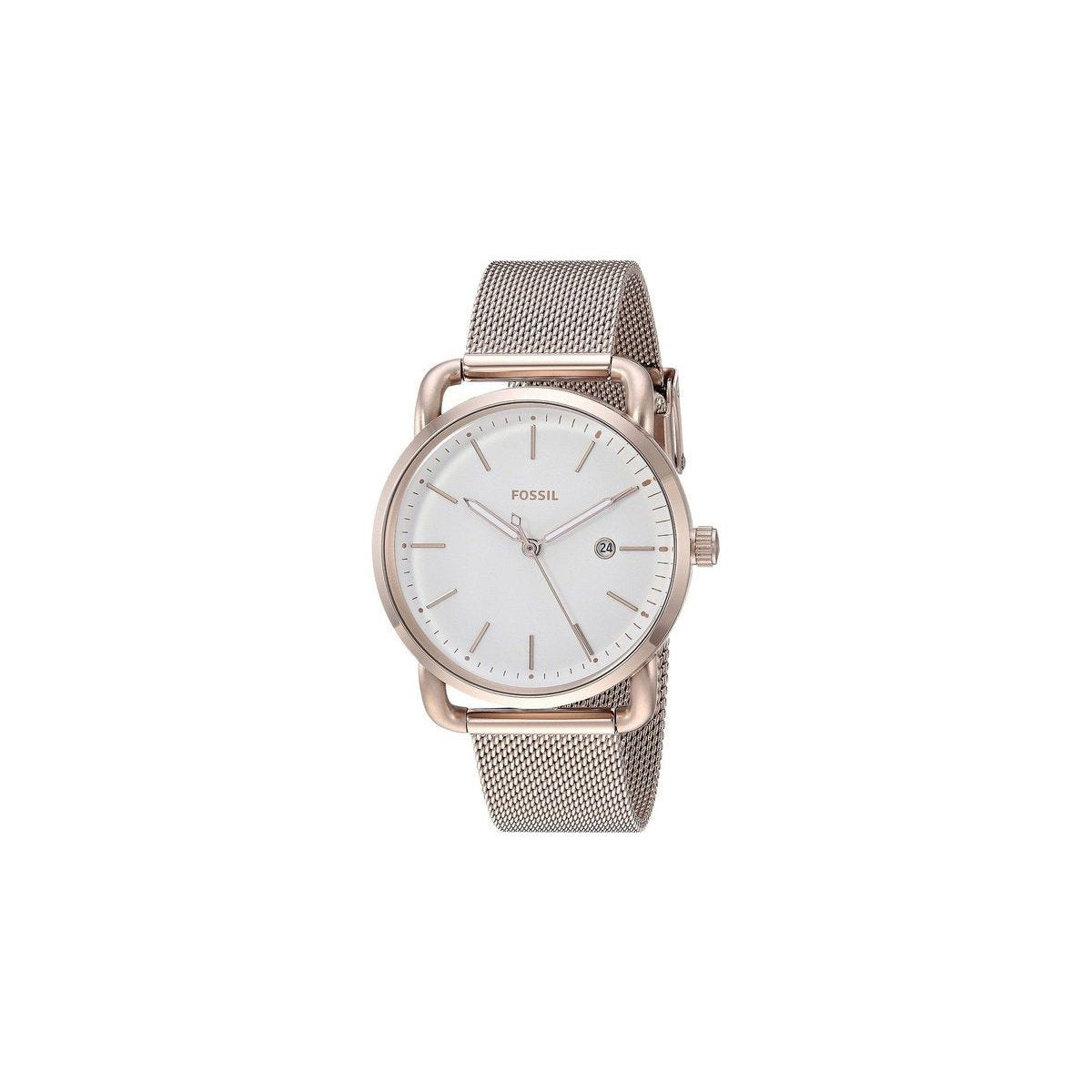 Fossil Women's ES4349 The Commuter Rose Gold-Tone Stainless Steel Watch
