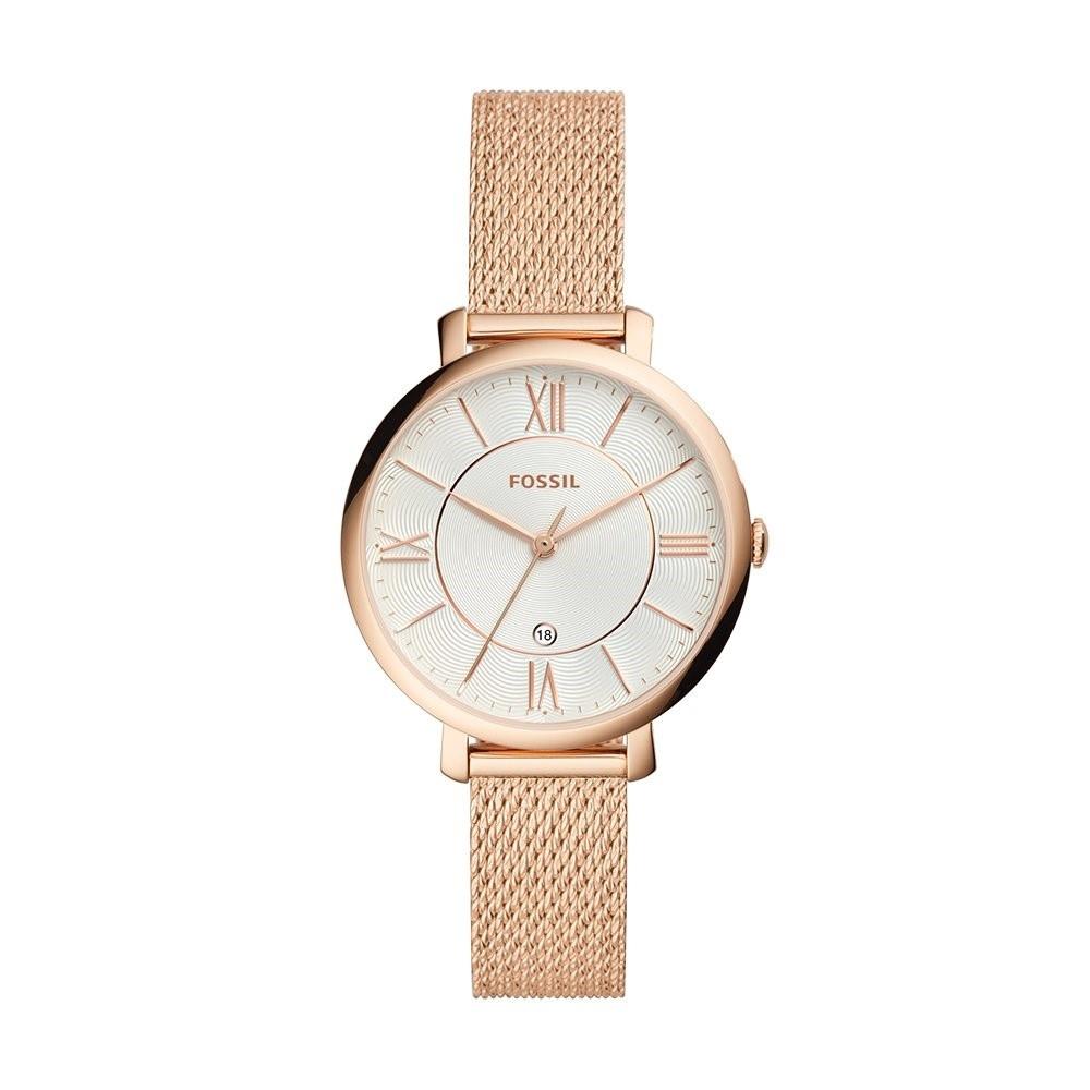 Fossil Women's ES4352 Jacqueline Rose-Tone Stainless Steel Watch