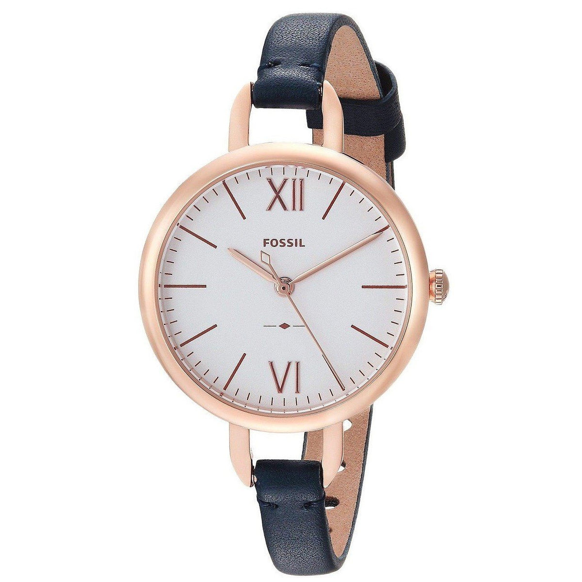 Fossil Women's ES4355 Annette Blue Leather Watch
