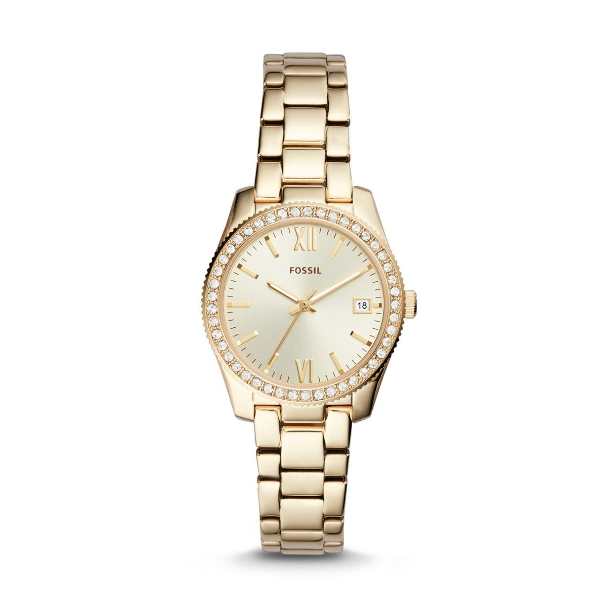 Fossil Women's ES4374 Scarlette Gold-Tone Stainless Steel Watch