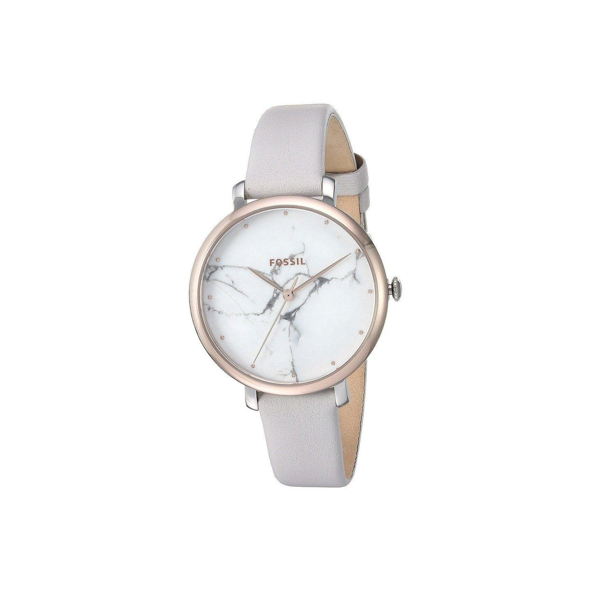Fossil Women's ES4377 Jacqueline Grey Leather Watch