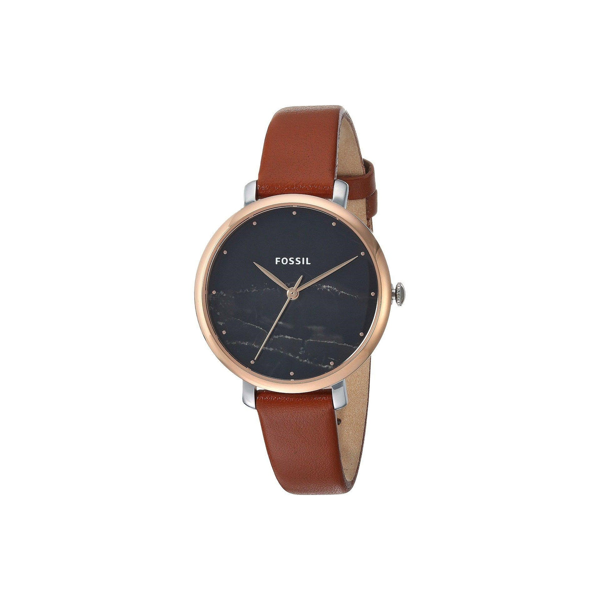 Fossil Women's ES4378 Jacqueline Brown Leather Watch