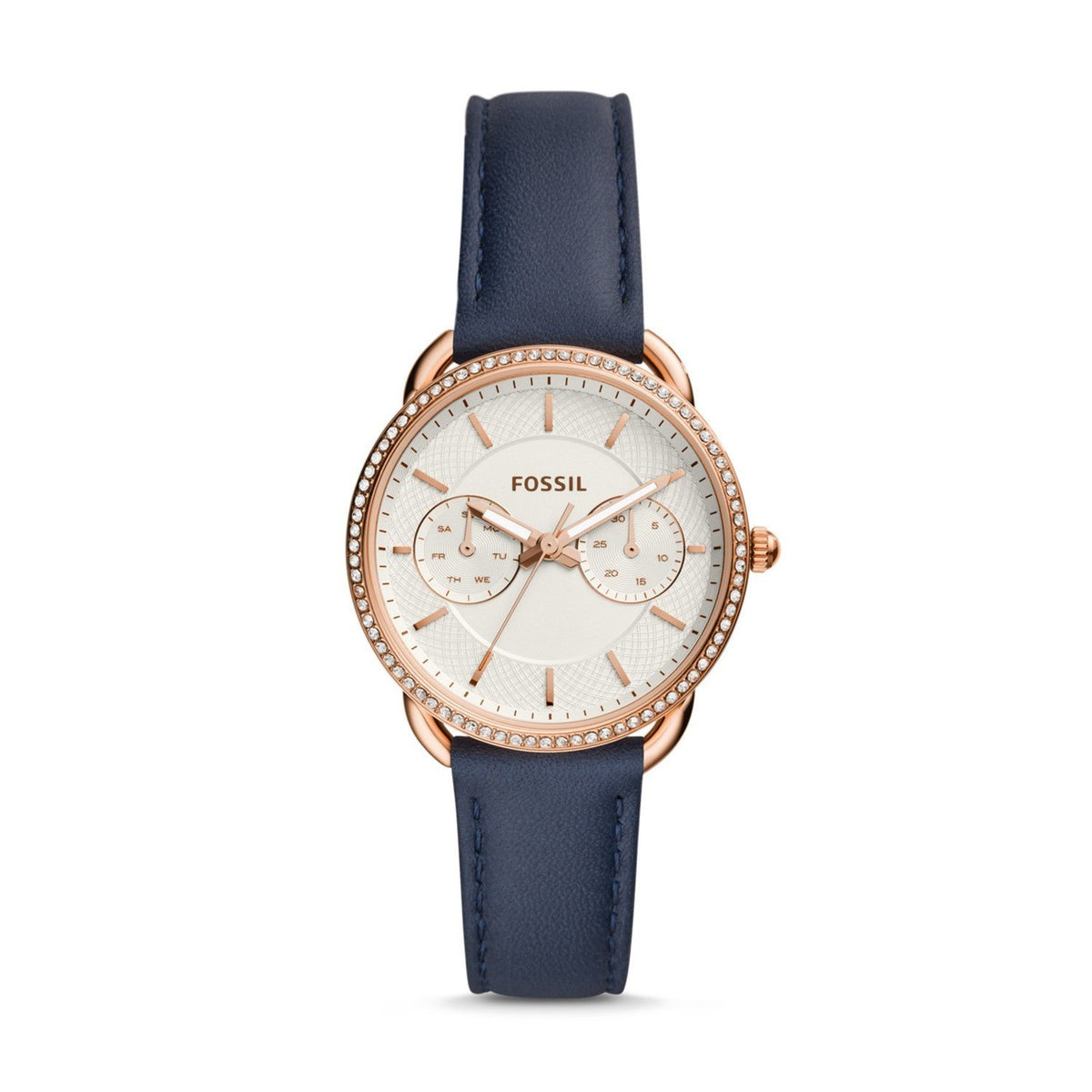 Fossil Women's ES4394 Tailor Blue Leather Watch