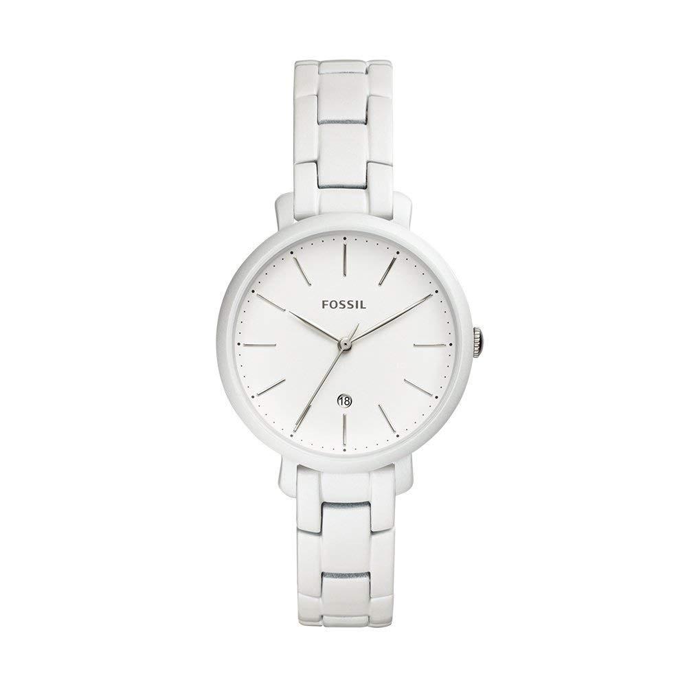 Fossil Women's ES4397 Jacqueline White Stainless Steel Watch