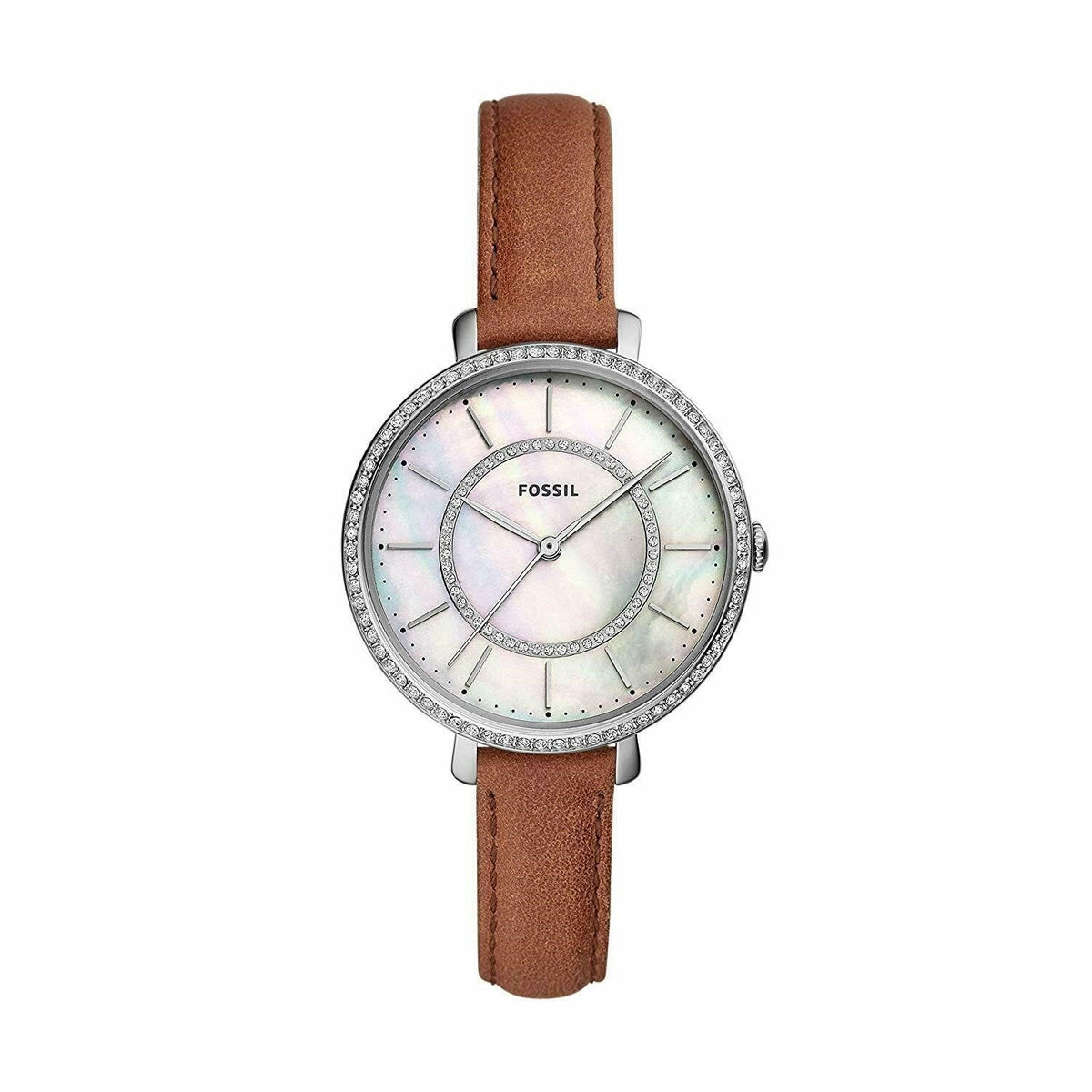Fossil Women's ES4454 Jocelyn Brown Leather Watch