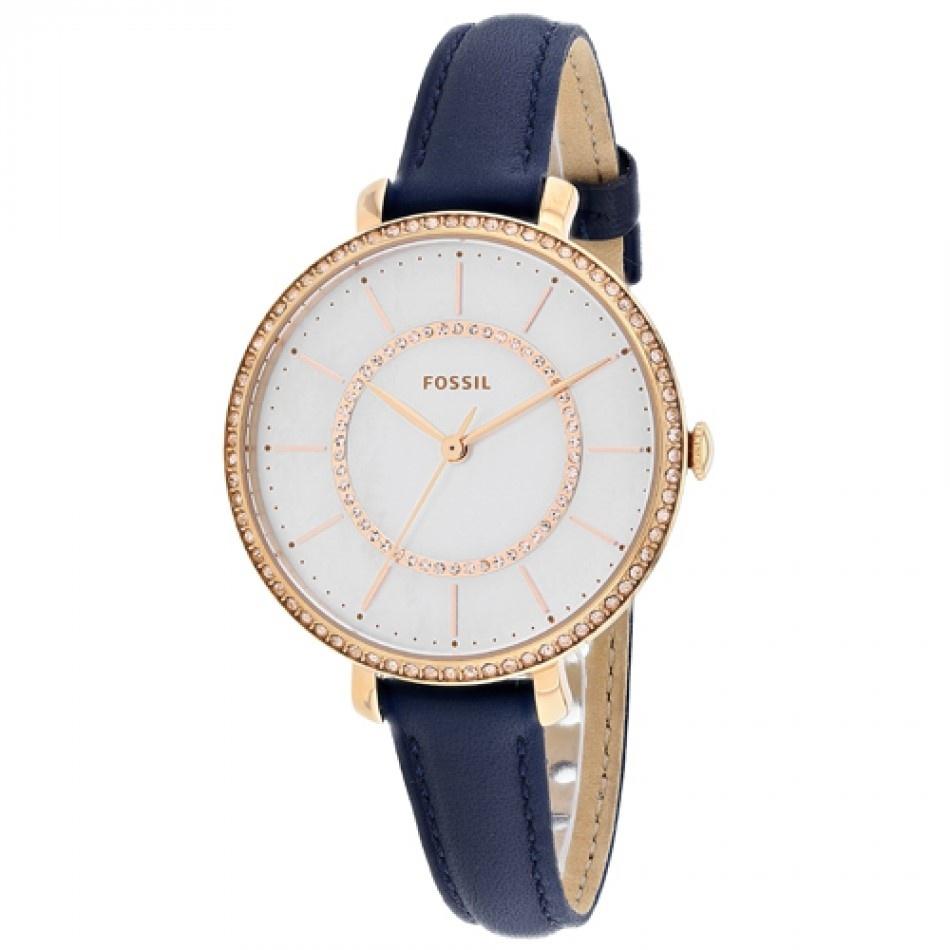 Fossil Women's ES4456 Jocelyn Blue Leather Watch