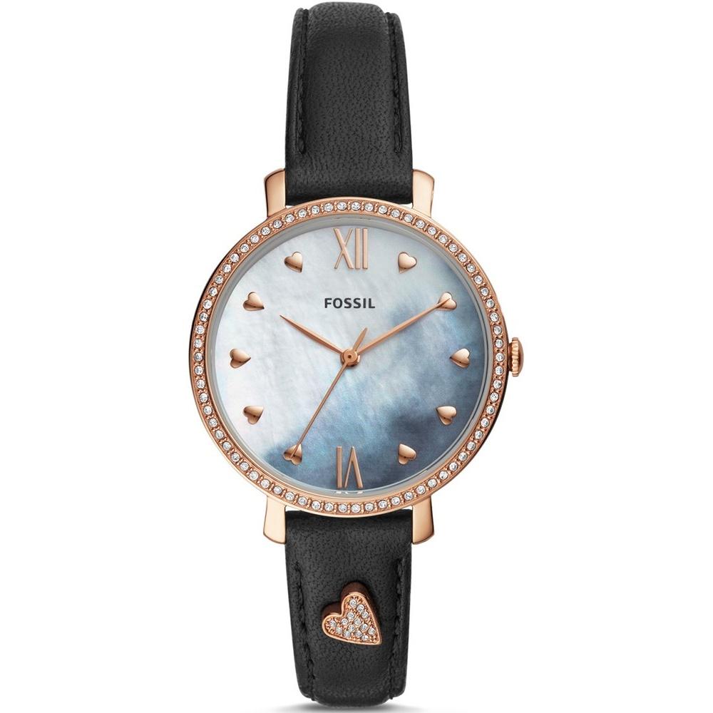 Citizen Women's ES4533 Jacqueline Black Leather Watch