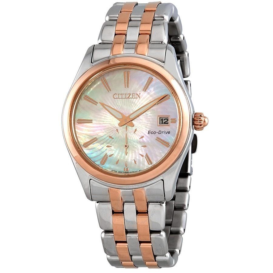 Citizen Women&#39;s EV1036-51Y Eco-Drive Two-Tone Stainless Steel Watch
