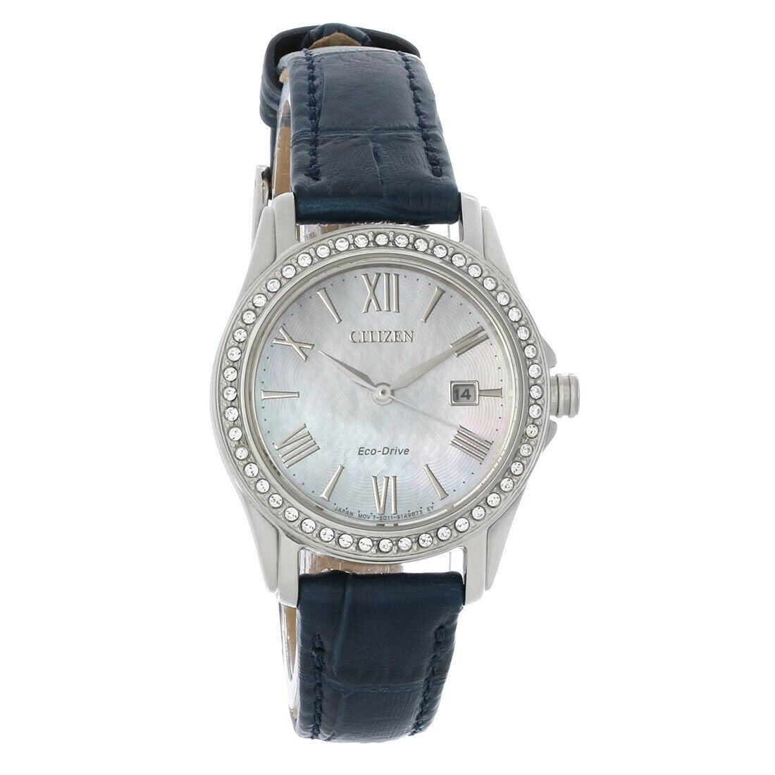Citizen Women's EW1901-40D Silhouette Blue Leather Watch