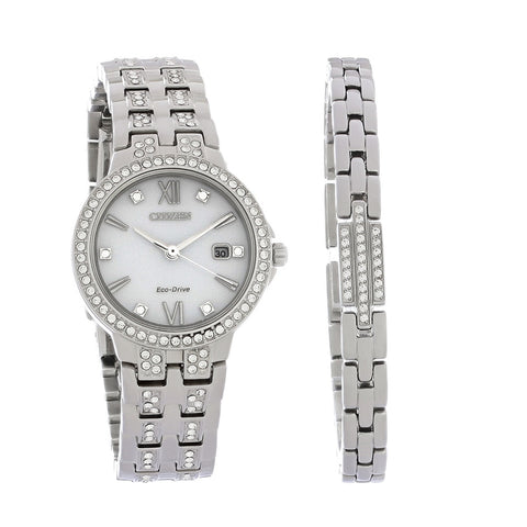 Citizen swarovski deals crystal watch