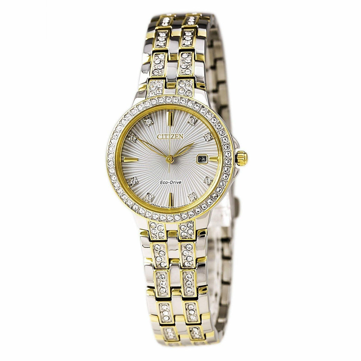 Citizen Women&#39;s EW2344-57A Silhouette Crystal Two-Tone Stainless Steel Watch