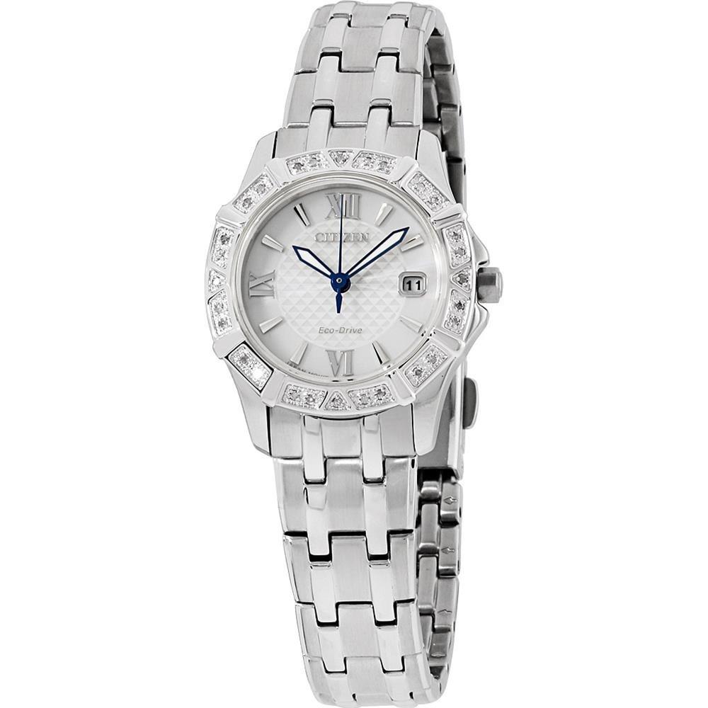 Citizen Women&#39;s EW2360-51A Diamond Stainless Steel Watch