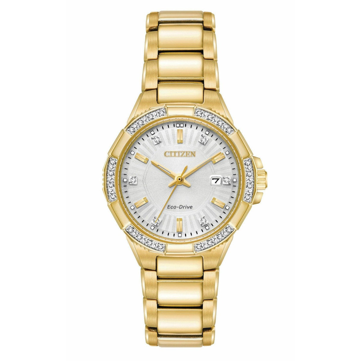 Citizen Women&#39;s EW2462-51A Riva Gold-Tone Stainless Steel Watch