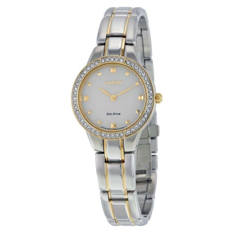 Citizen Women's EX1364-59A Silhouette Crystal Two-Tone Stainless Steel Watch