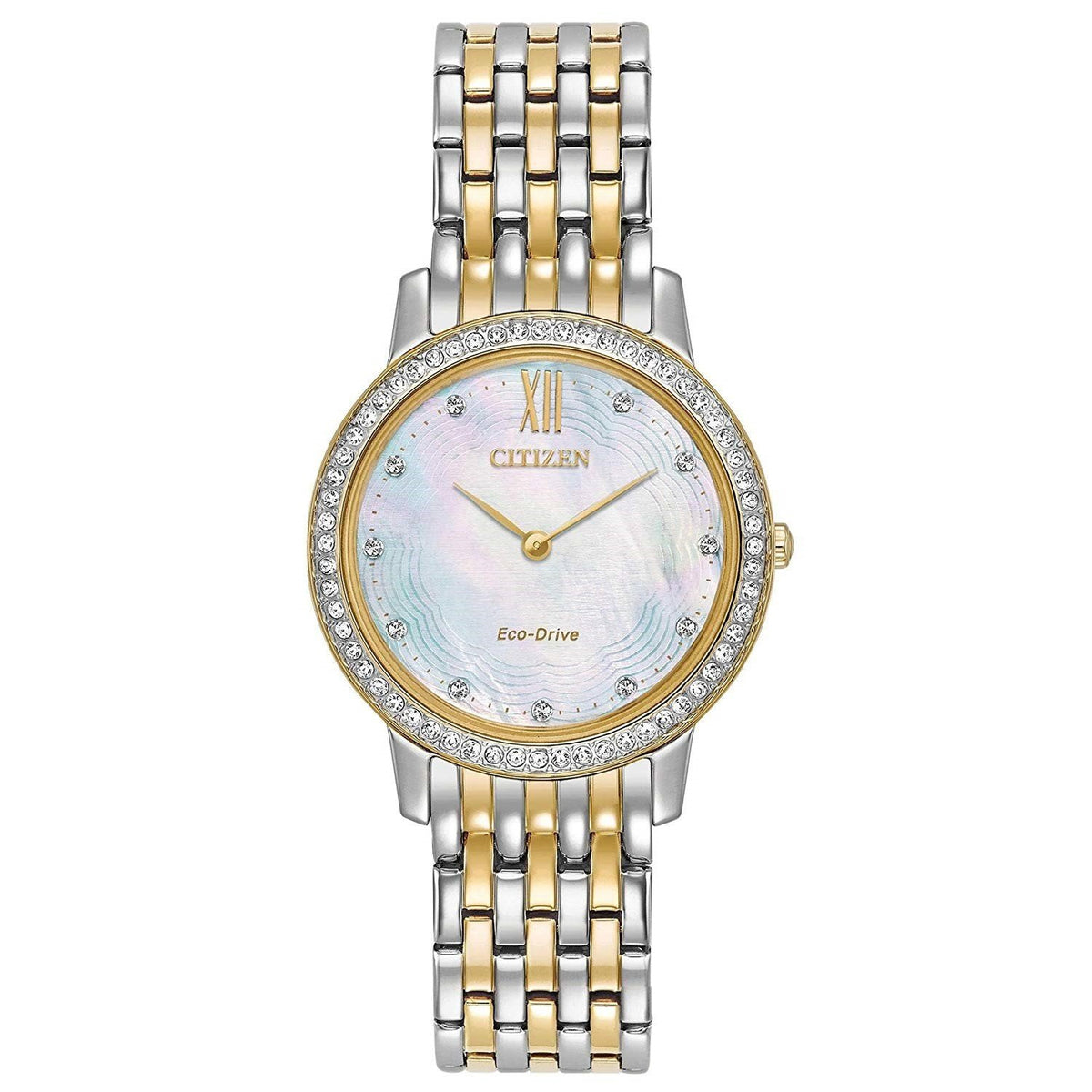 Citizen Women&#39;s EX1484-57D Silhouette Two-Tone Stainless Steel Watch