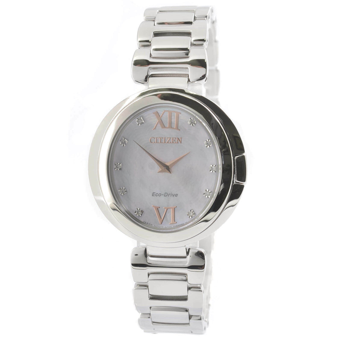 Citizen Women&#39;s EX1510-59D Capella Diamond Stainless Steel Watch