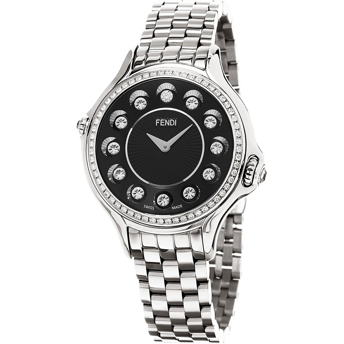 Fendi Women&#39;s F107031000B0T05 Crazy Carats Stainless Steel Watch