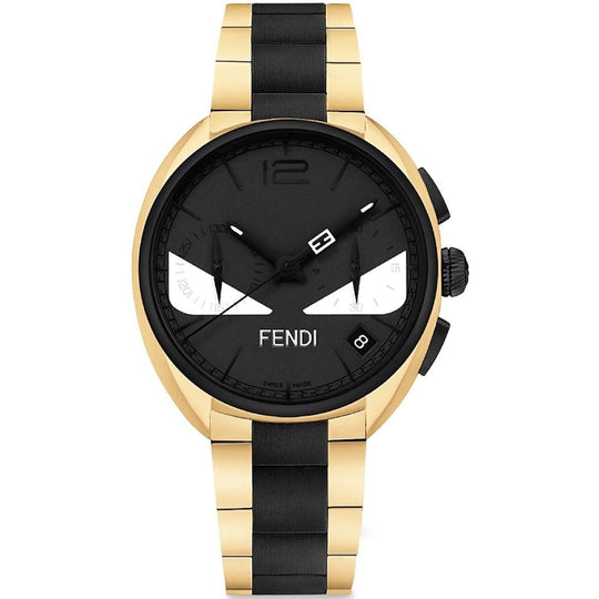Fendi Men's F215411400 Momento Bugs Chronograph Two-Tone Stainless Steel Watch