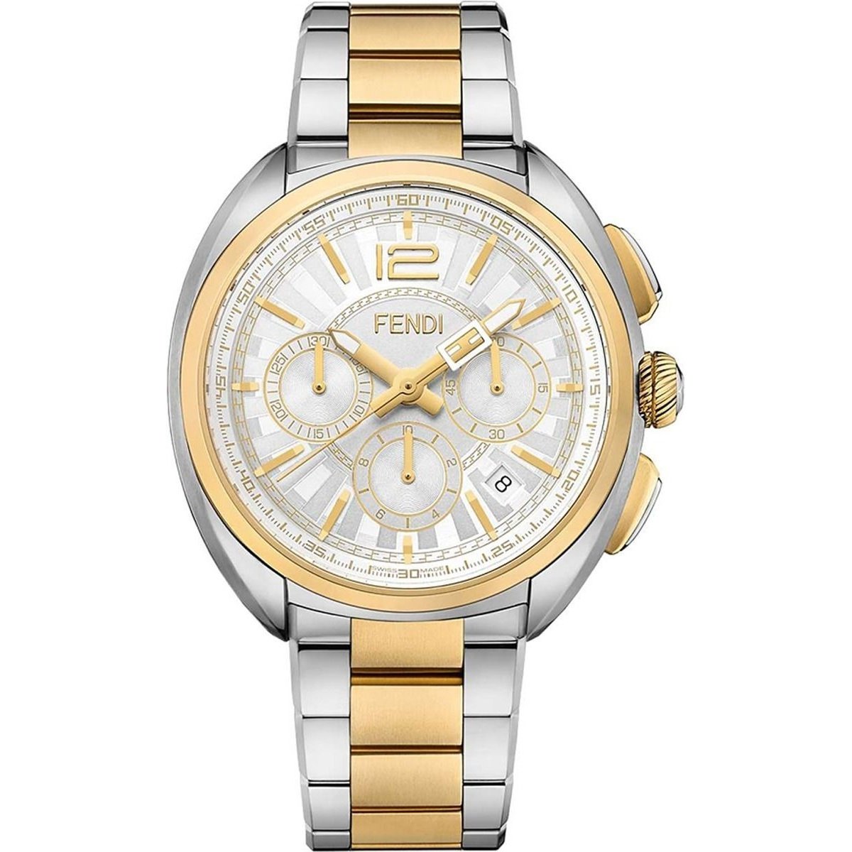Fendi two tone watch discount