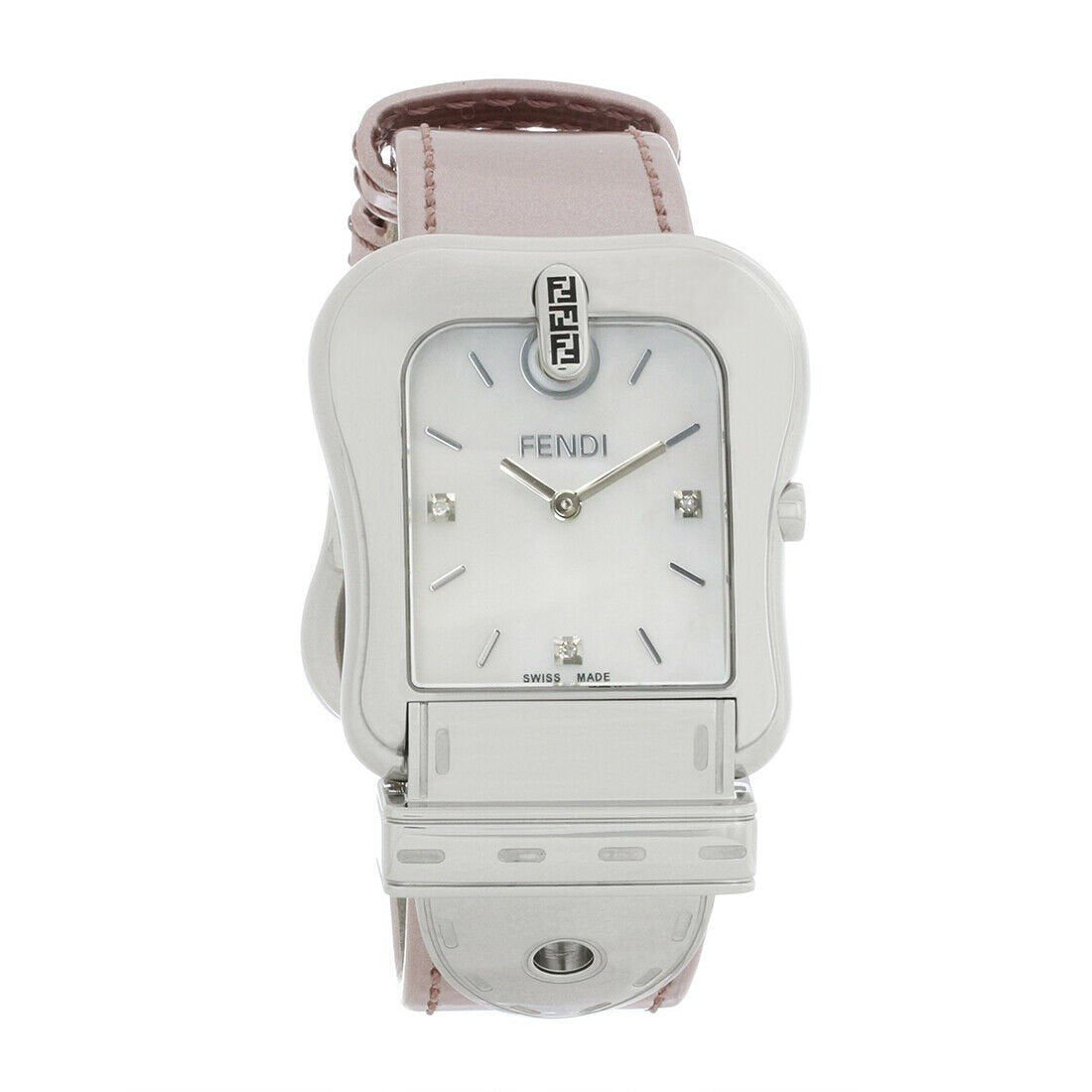 Fendi Women&#39;s F380014571D1 Fendi B Pink Leather Watch