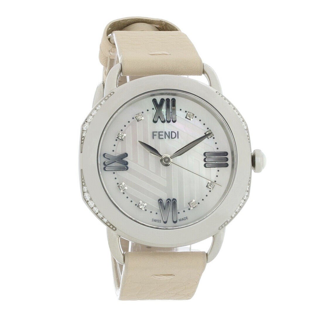 Fendi women's selleria leather watch clearance