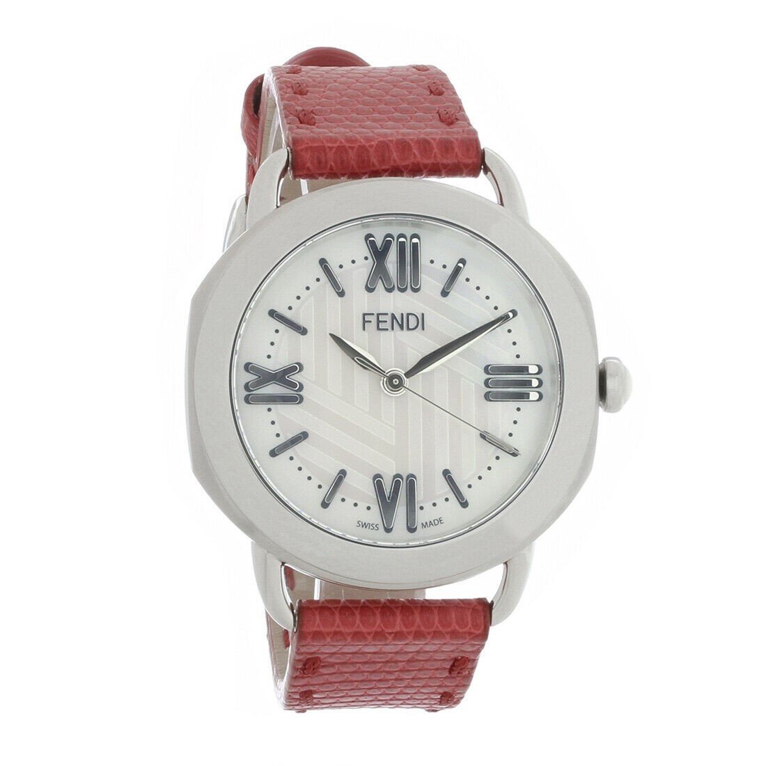 Fendi women's sales selleria leather watch