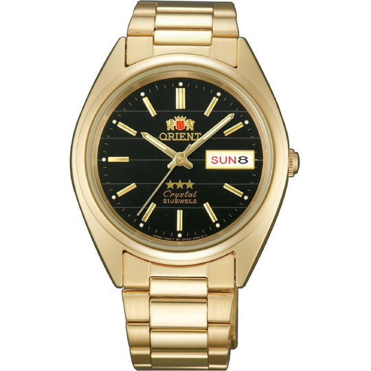 Orient Men's FAB0000BB9 Tri Star Gold-Tone Stainless Steel Watch