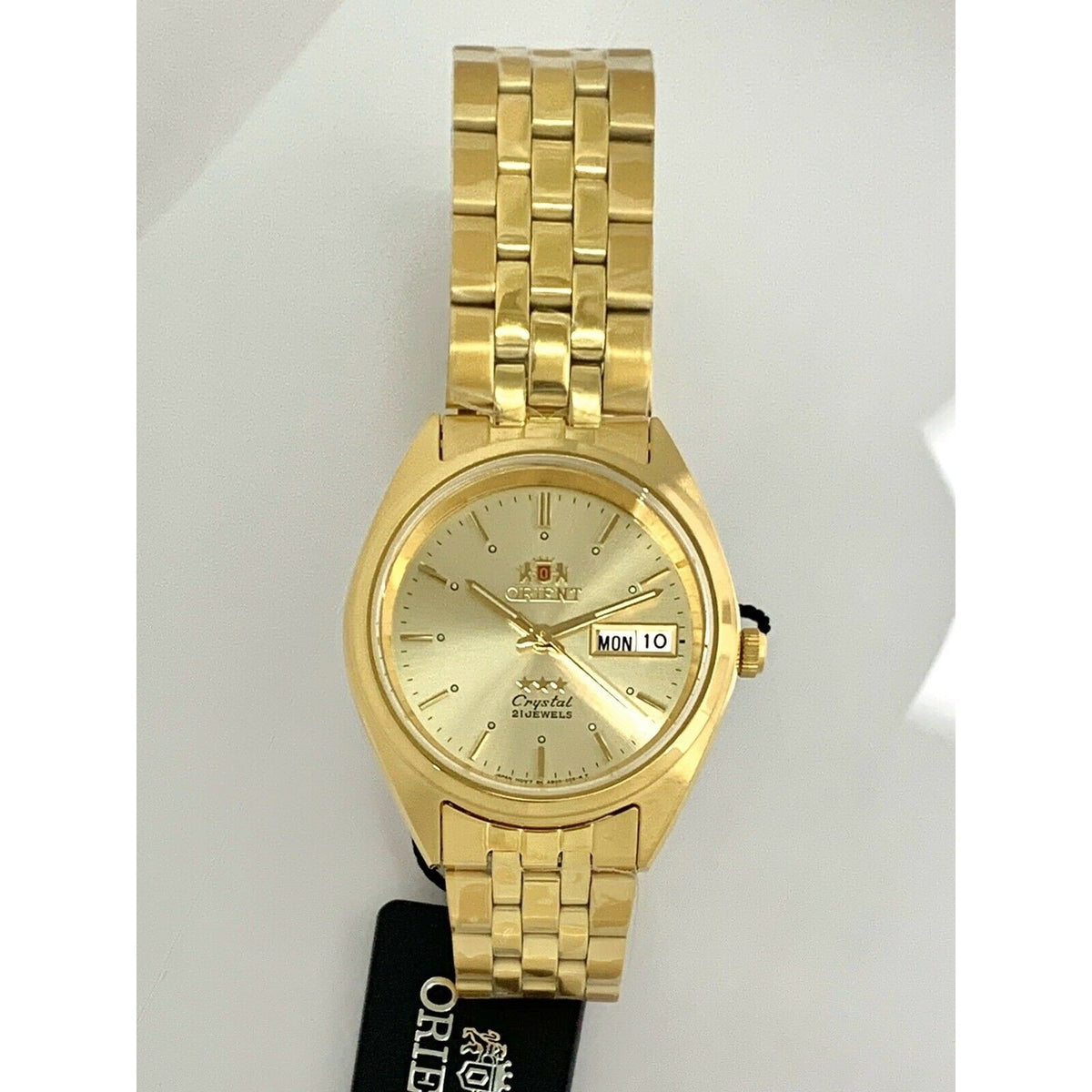 Orient Men's FAB0000FC9 Tri Star Gold-Tone Stainless Steel Watch