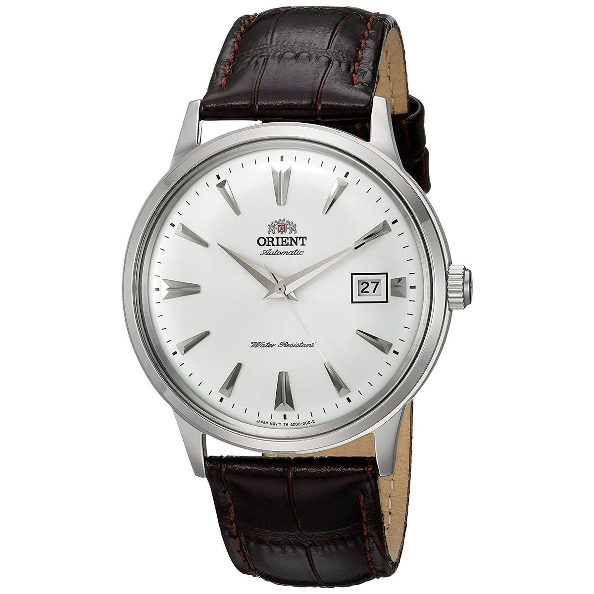 Orient Men&#39;s FAC00005W0 Bambino 2nd Generation Automatic Brown Leather Watch