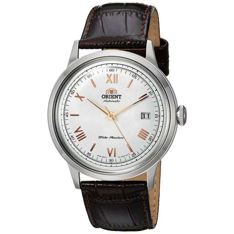 Orient Men's FAC00008W0 Bambino 2nd Generation Automatic Brown Leather Watch
