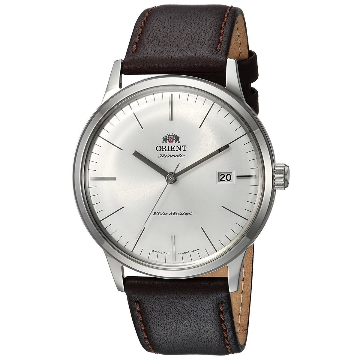 Orient Men&#39;s FAC0000EW0 Bambino 2nd Generation Automatic Brown Leather Watch
